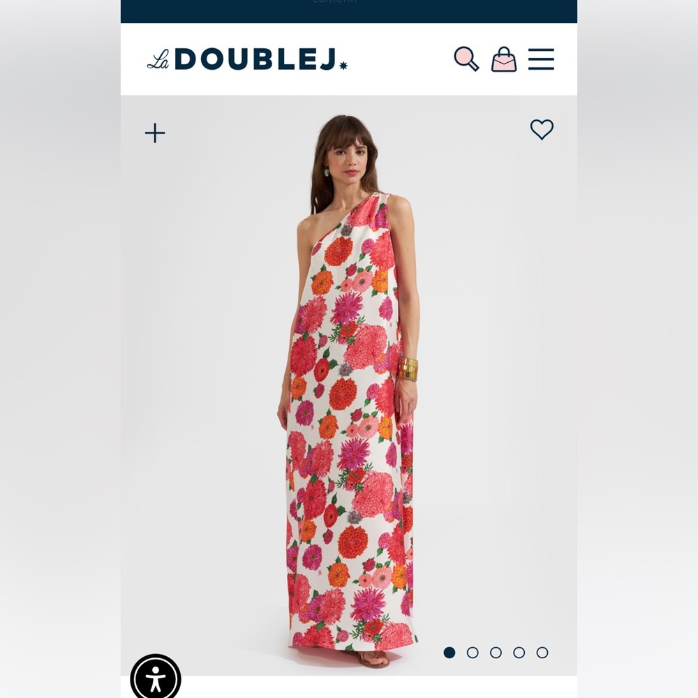 La Double J one shoulder maxi, NWT!